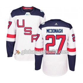 USA Hockeydrakt Ryan McDonagh 27 World Cup i ishockey 2016 Hvit Premier - Herre
